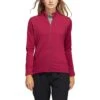 Adidas Women's Textured Full Zip Jacket -Elite Golf Shop adidas ss22 womens textured full zip jacket legacy burgundy itempicture