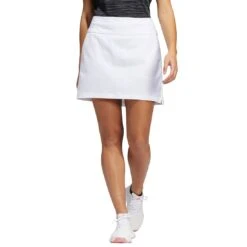 Adidas Women's Ultimate365 Solid Skort 11 Adidas Women's Ultimate365 Solid Skort -Elite Golf Shop adidas ss22 womens ultimate365 solid skort white front itempicture