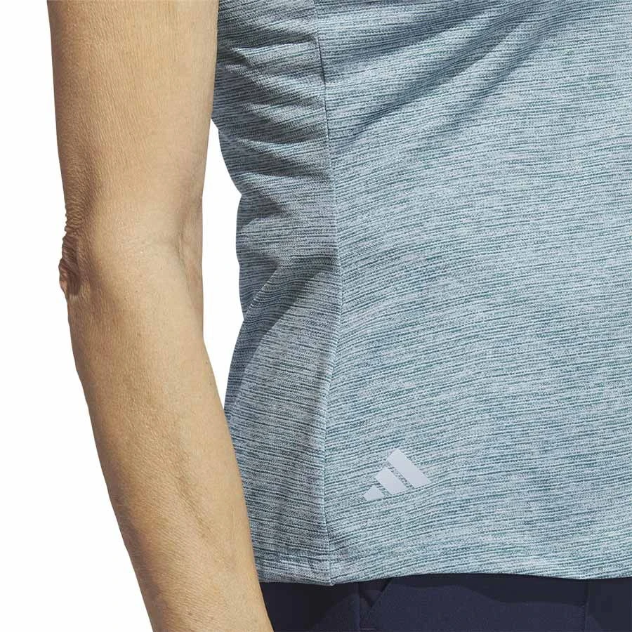 Adidas Women's Heathered Essentials Mock Sleeveless 12 Adidas Women's Heathered Essentials Mock Sleeveless - Image 10