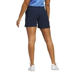 Adidas Women's Ultimate365 5 Inch Shorts 10 Adidas Women's Ultimate365 5 Inch Shorts -Elite Golf Shop adidas ss23 womens ultimate365 5 inch shorts collegiate navy back itempicture