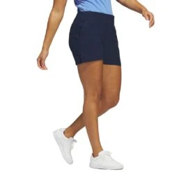 Adidas Women's Ultimate365 5 Inch Shorts 11 Adidas Women's Ultimate365 5 Inch Shorts -Elite Golf Shop adidas ss23 womens ultimate365 5 inch shorts collegiate navy side itempicture