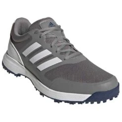 Adidas Tech Response SL Golf Shoes Grey Three/White -Elite Golf Shop adidas tech response sl golf shoes grey three white angle itempicture