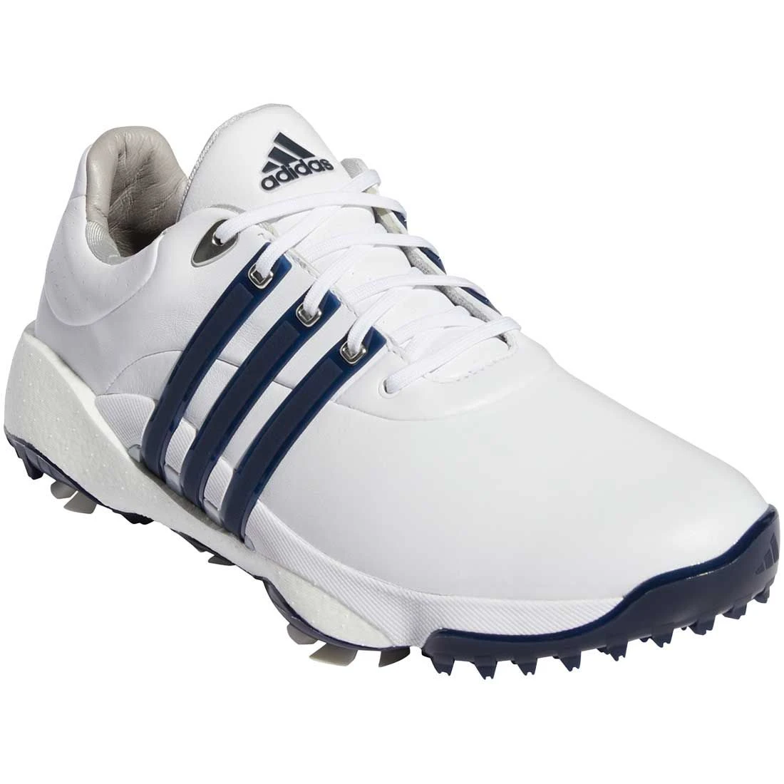 Adidas Tour360 Infinity Golf Shoes White/Silver/Team Navy 5 Adidas Tour360 Infinity Golf Shoes White/Silver/Team Navy - Image 3