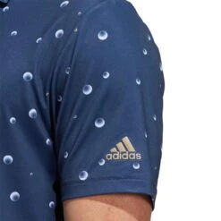 Adidas 2022 Ultimate365 Allover Print Polo 9 Adidas 2022 Ultimate365 Allover Print Polo -Elite Golf Shop adidas ultimate365 allover print polo crew navy detail itempicture