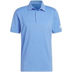 Adidas Ultimate365 Heather Polo -Elite Golf Shop adidas ultimate365 heather polo blue fusion front itempicture
