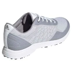 Adidas Women's AlphaFlex Sport Golf Shoes White/Glory Grey 10 Adidas Women's AlphaFlex Sport Golf Shoes White/Glory Grey -Elite Golf Shop adidas womens alphaflex sport golf shoes white glory grey heel itempicture