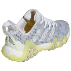 Adidas Women's Codechaos 22 Golf Shoes White/White/Beam Yellow -Elite Golf Shop adidas womens codechaos 22 golf shoes white white beam yellow back itempicture