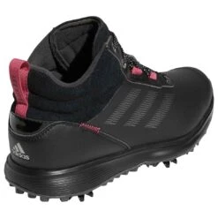 Adidas Women's S2G Mid-Cut Golf Shoes Black 13 Adidas Women's S2G Mid-Cut Golf Shoes Black -Elite Golf Shop adidas womens s2g mid cut golf shoes black heel itempicture