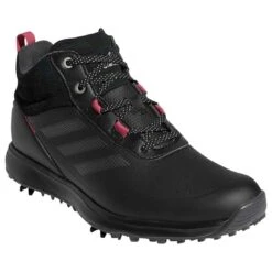 Adidas Women's S2G Mid-Cut Golf Shoes Black 12 Adidas Women's S2G Mid-Cut Golf Shoes Black -Elite Golf Shop adidas womens s2g mid cut golf shoes black toe itempicture