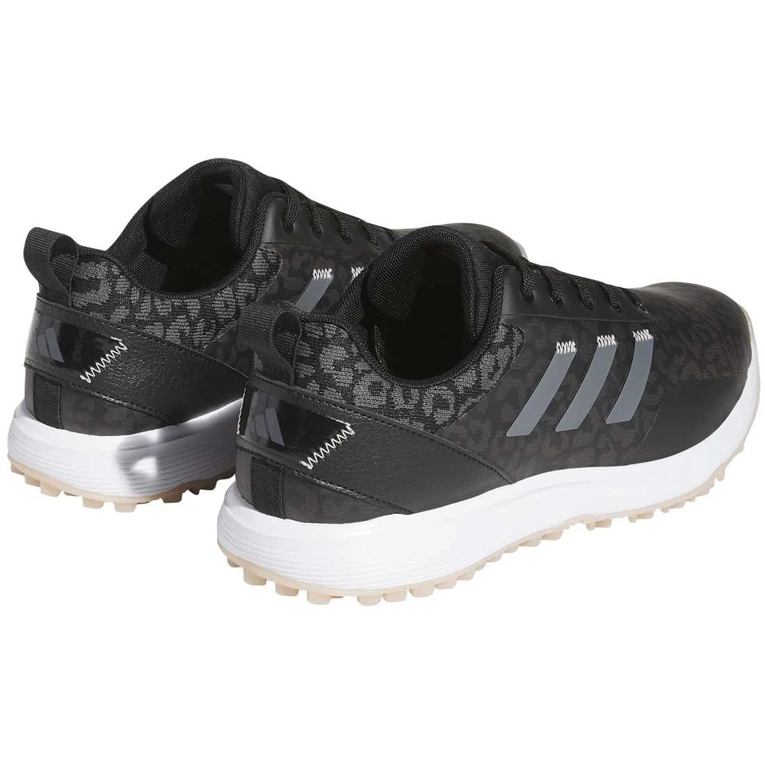 Adidas Women's S2G SL 23 Golf Shoes Black/Grey Five/Wonder Taupe 6 Adidas Women's S2G SL 23 Golf Shoes Black/Grey Five/Wonder Taupe - Image 4