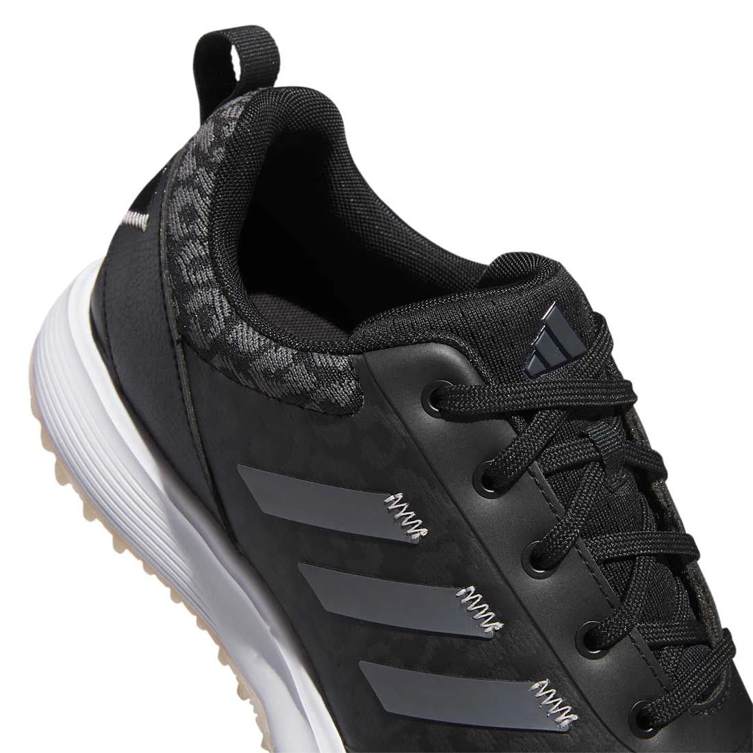 Adidas Women's S2G SL 23 Golf Shoes Black/Grey Five/Wonder Taupe 8 Adidas Women's S2G SL 23 Golf Shoes Black/Grey Five/Wonder Taupe - Image 6