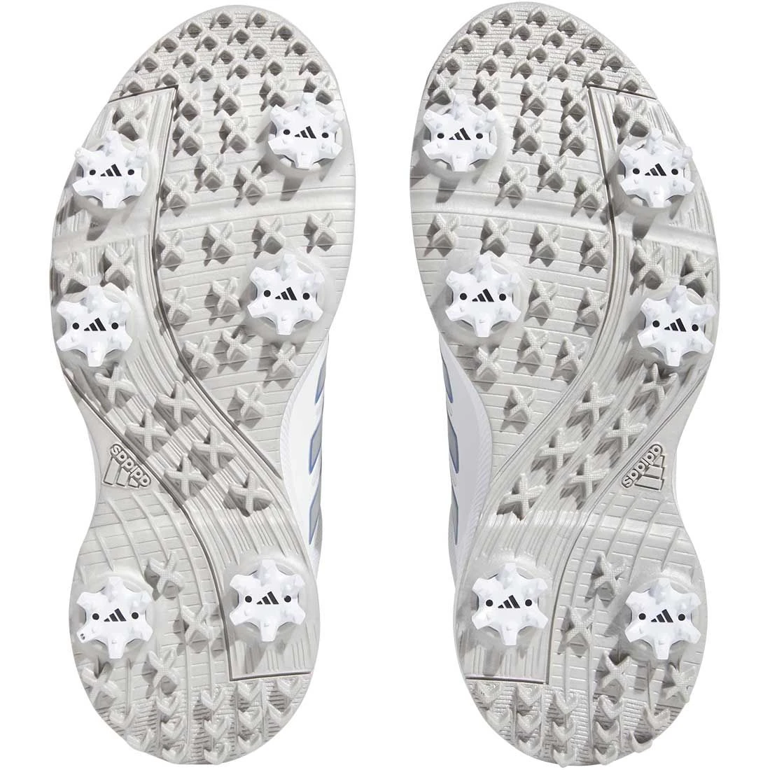 Adidas Women's Tech Response 3.0 Golf Shoes White/Silver/Blue Fusion 4 Adidas Women's Tech Response 3.0 Golf Shoes White/Silver/Blue Fusion - Image 2