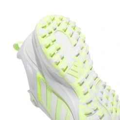 Adidas Women's Zoysia Golf Shoes White/Lucid Lemon -Elite Golf Shop adidas womens zoysia golf shoes white lucid lemon detail sole itempicture