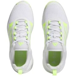 Adidas Women's Zoysia Golf Shoes White/Lucid Lemon -Elite Golf Shop adidas womens zoysia golf shoes white lucid lemon tops itempicture