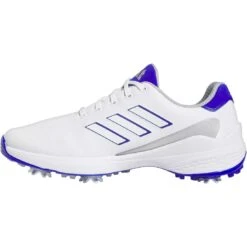 Adidas ZG23 Golf Shoes White/Lucid Blue -Elite Golf Shop adidas zg23 golf shoes white lucid blue gw1179 spine itempicture