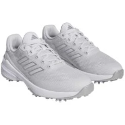 Adidas ZG23 Vent Golf Shoes Dash Grey/White/Silver 14 Adidas ZG23 Vent Golf Shoes Dash Grey/White/Silver -Elite Golf Shop adidas zg23 vent golf shoes dash grey white silver front itempicture