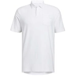 Adidas Go-To Pocket Polo -Elite Golf Shop adidas 2022 go to pocket polo white itempicture