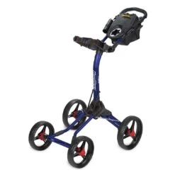 BagBoy Quad XL Push Cart -Elite Golf Shop bagboy quad xl push cart navy red