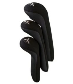 Pro Active Sports Stealth Headcovers 3-Pack -Elite Golf Shop black 7361