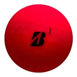 Bridgestone 2023 E12 Contact Matte Red Golf Balls -Elite Golf Shop bridgestone 2023 e12 contact matte red golf balls front itempicture
