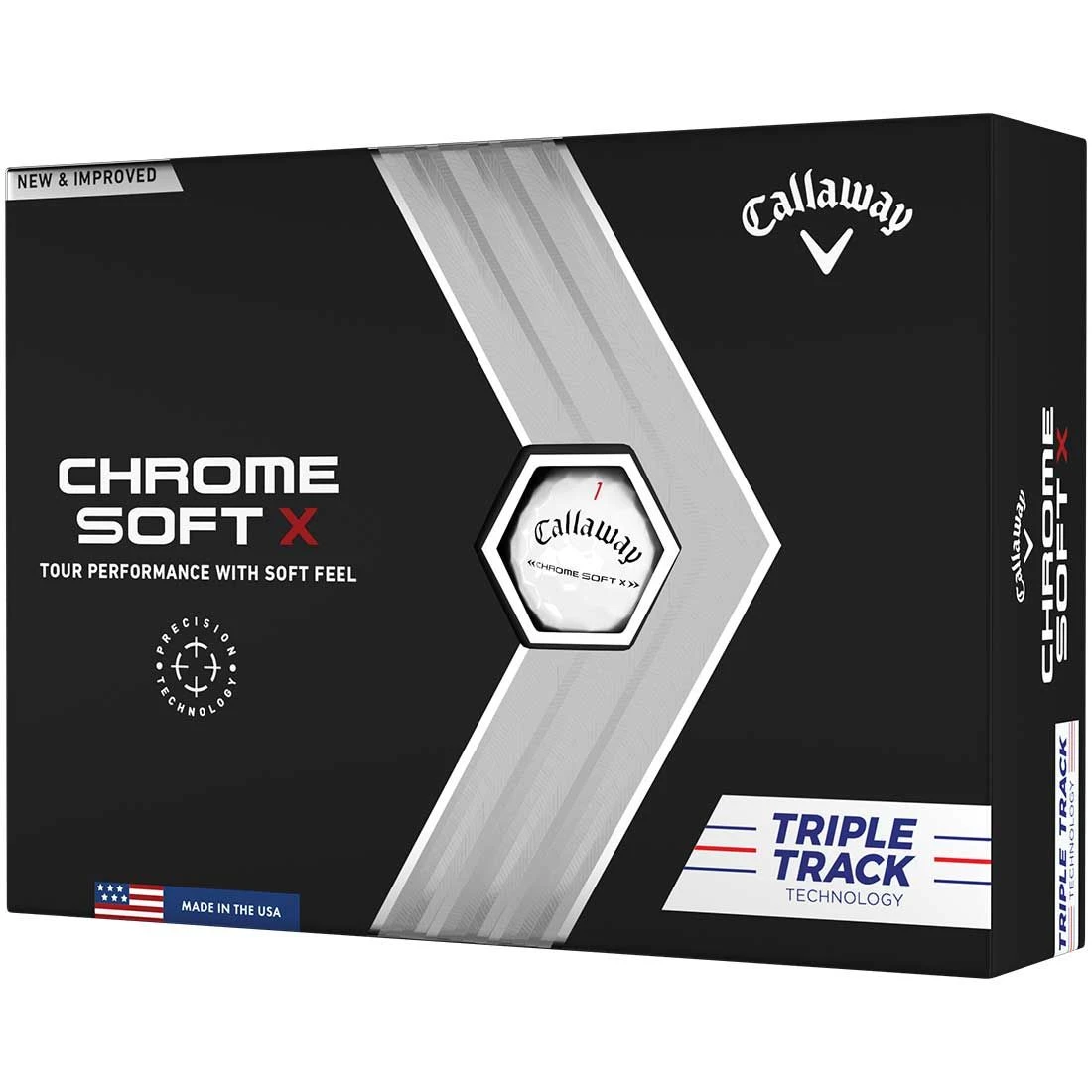 Callaway Chrome Soft X Triple Track Golf Balls 3 Callaway Chrome Soft X Triple Track Golf Balls
