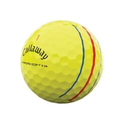 Callaway Chrome Soft X Triple Track Yellow Personalized Golf Balls 5 Callaway Chrome Soft X Triple Track Yellow Personalized Golf Balls -Elite Golf Shop callaway 2022 chrome soft x triple track yellow golf balls quarter itempicture 1