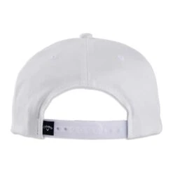 Callaway Flat Bill Hat -Elite Golf Shop callaway 2022 flat bill hat white back itempicture