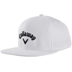 Callaway Flat Bill Hat -Elite Golf Shop callaway 2022 flat bill hat white itempicture