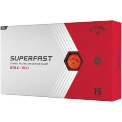 Callaway Superfast Bold Red 15-Pack Personalized Golf Balls