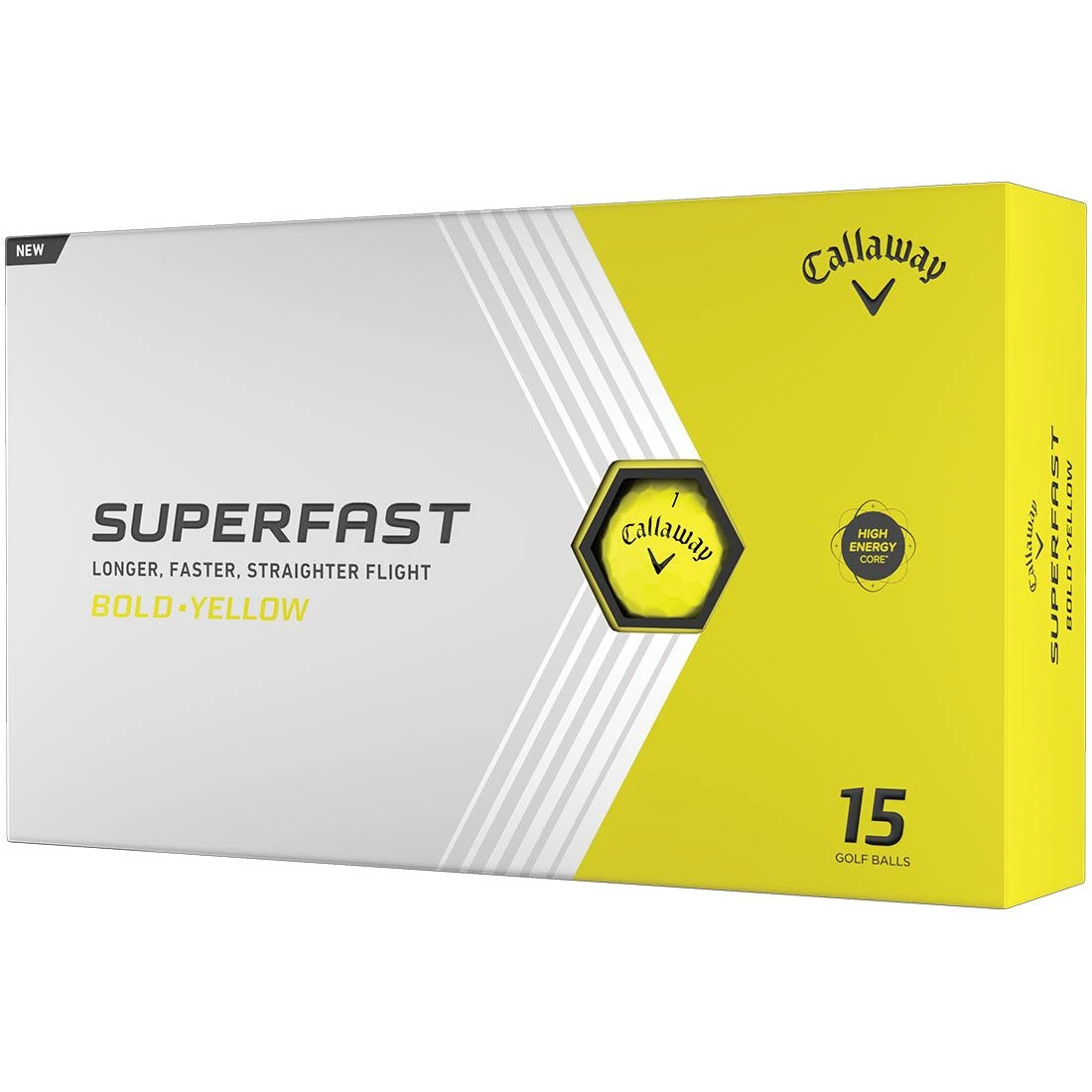 Callaway Superfast Bold Yellow 15-Pack Golf Balls 3 Callaway Superfast Bold Yellow 15-Pack Golf Balls