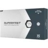 Callaway Superfast White 15-Pack Golf Balls -Elite Golf Shop callaway 2022 superfast white 15 pack golf balls lid itempicture