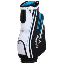 Callaway 2023 Chev 14 Cart Bag 14 Callaway 2023 Chev 14 Cart Bag -Elite Golf Shop callaway 2023 chev 14 cart bag white black cyan itempicture