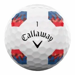Callaway Chrome Soft TruTrack Red/Blue Golf Balls 11 Callaway Chrome Soft TruTrack Red/Blue Golf Balls -Elite Golf Shop callaway 2023 chrome soft red blue trutrack golf balls ball stamp itempicture