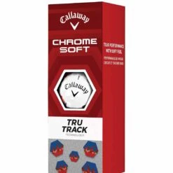Callaway Chrome Soft TruTrack Red/Blue Golf Balls 13 Callaway Chrome Soft TruTrack Red/Blue Golf Balls -Elite Golf Shop callaway 2023 chrome soft red blue trutrack golf balls sleeve itempicture