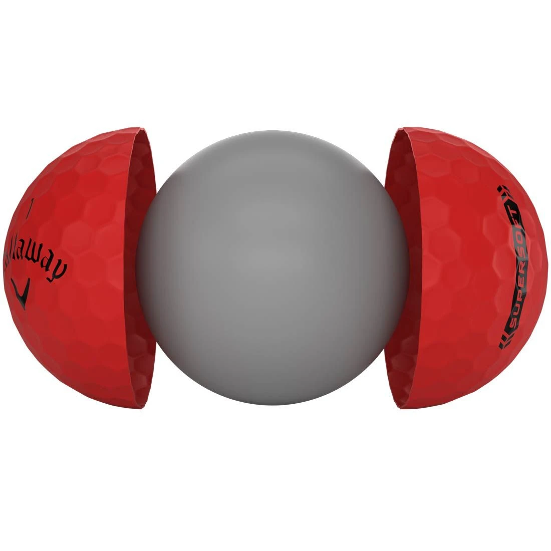 Callaway Supersoft Matte Red Golf Balls 5 Callaway Supersoft Matte Red Golf Balls - Image 3