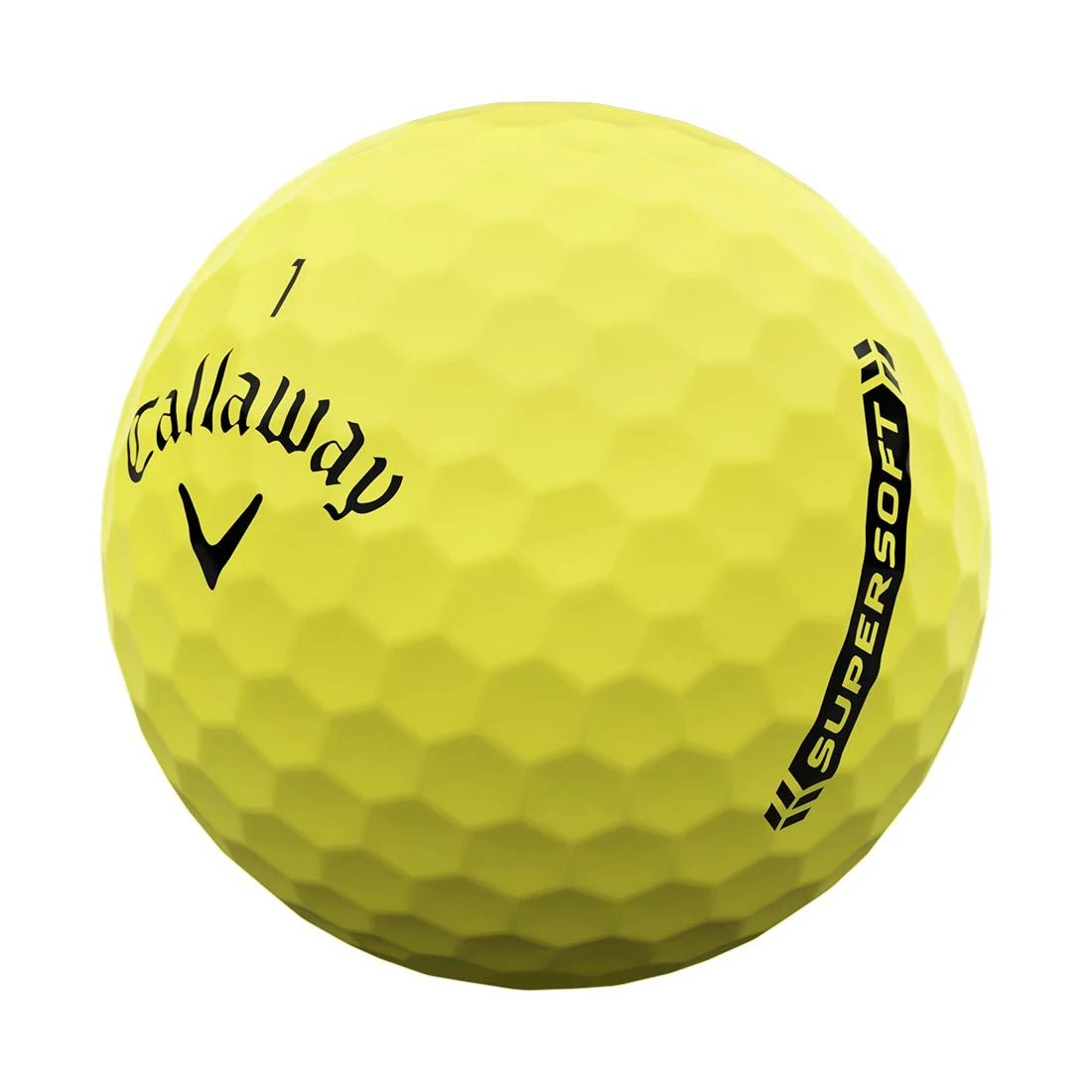Callaway Supersoft Yellow Golf Balls 4 Callaway Supersoft Yellow Golf Balls - Image 2
