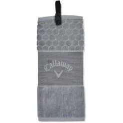 Callaway Trifold Towel -Elite Golf Shop callaway 2023 trifold towel silver itempicture