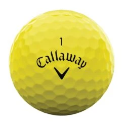 Callaway Warbird Yellow Personalized Golf Balls 7 Callaway Warbird Yellow Personalized Golf Balls -Elite Golf Shop callaway 2023 warbird yellow golf balls front itempicture