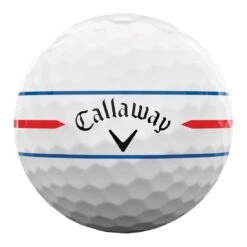 Callaway Chrome Soft X LS 360 Triple Track White Golf Balls -Elite Golf Shop callaway chrome soft x ls 360 triple track white golf balls ball front itempicture