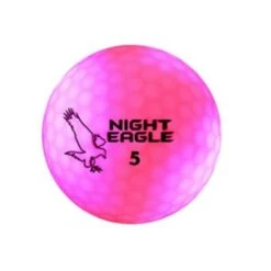Night Eagle Glow Ball -Elite Golf Shop charter night eagle glow ball pink