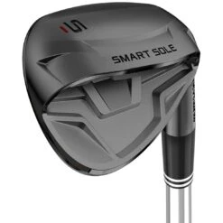 Cleveland Smart Sole 4 Black Satin S Wedge -Elite Golf Shop cleveland smart sole 4 black satin s wedge money itempicture 1