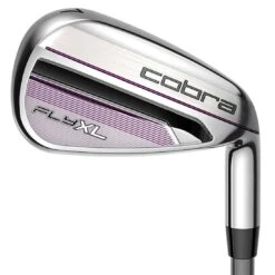 Cobra Women's Fly-XL Complete Set Silver/Plum W/ Cart Bag -Elite Golf Shop cobra womens fly xl set silver plum iron