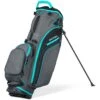 Datrek Go Lite Hybrid Stand Bag -Elite Golf Shop datrek 2024 go lite hybrid stand bag charcoal turquoise black itempicture