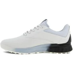 Ecco S-Three Golf Shoes White/Black/Air 12 Ecco S-Three Golf Shoes White/Black/Air -Elite Golf Shop ecco s three golf shoes white black air spine itempicture