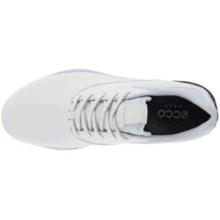 Ecco S-Three Golf Shoes White/Black/Air 13 Ecco S-Three Golf Shoes White/Black/Air -Elite Golf Shop ecco s three golf shoes white black air top itempicture