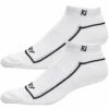 FootJoy Women's ProDry Sportlet Socks (2 Pairs) -Elite Golf Shop footjoy 2024 womens prodry sportlet socks 2 pack white itempicture