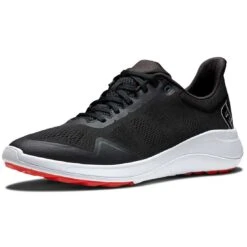 FootJoy FJ Flex Golf Shoes Black -Elite Golf Shop footjoy fj flex golf shoes black 56141 toe itempicture