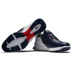 FootJoy FJ Fuel Golf Shoes Navy/White/Red -Elite Golf Shop footjoy fj fuel golf shoes navy white red 55442 beauty itempicture