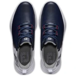 FootJoy FJ Fuel Golf Shoes Navy/White/Red -Elite Golf Shop footjoy fj fuel golf shoes navy white red 55442 top itempicture