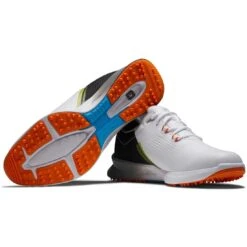 FootJoy FJ Fuel Golf Shoes White/Black/Orange 12 FootJoy FJ Fuel Golf Shoes White/Black/Orange -Elite Golf Shop footjoy fj fuel golf shoes white black orange 55443 beauty itempicture